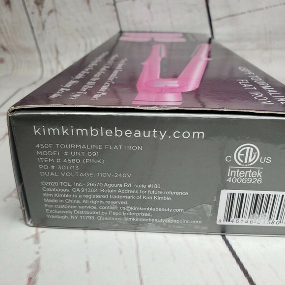Kim Kimble Professional Pink Flat Iron main image 5